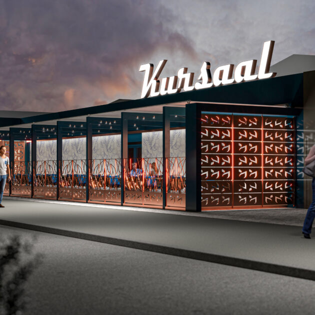 Kursaal – progetto rifacimento facciata esterno locale discoteca con nuovo ingresso e area ristorazione - Current Project